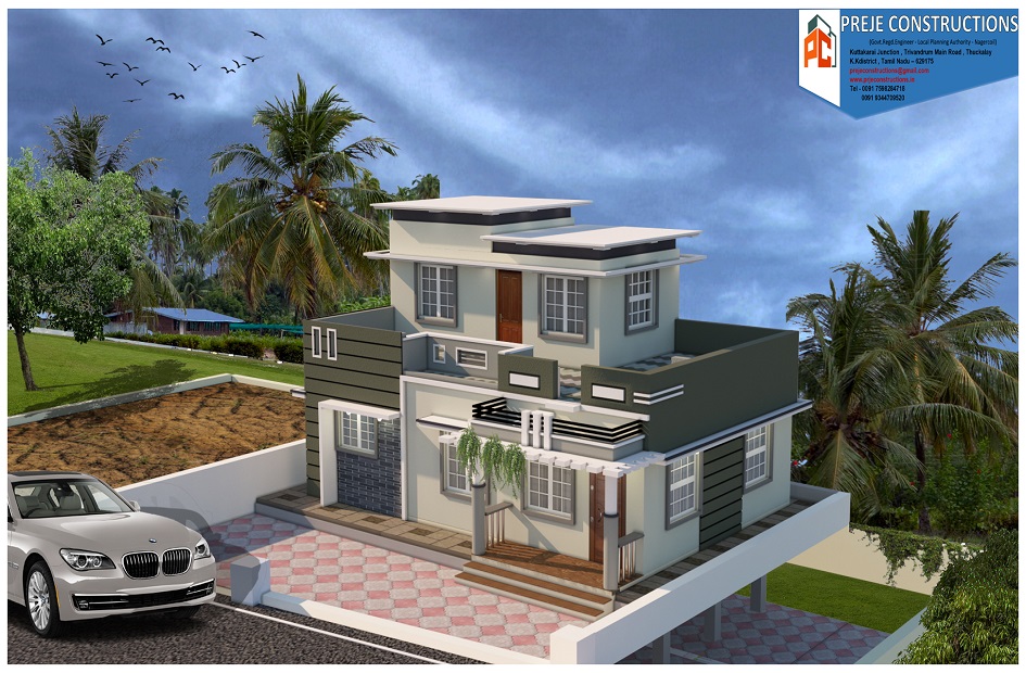 A Residential house at Soorappallam.(Designed and supervising)